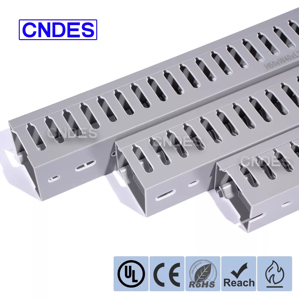 How Does Wide Slot Wiring Duct Improve Electrical Panel Organization?